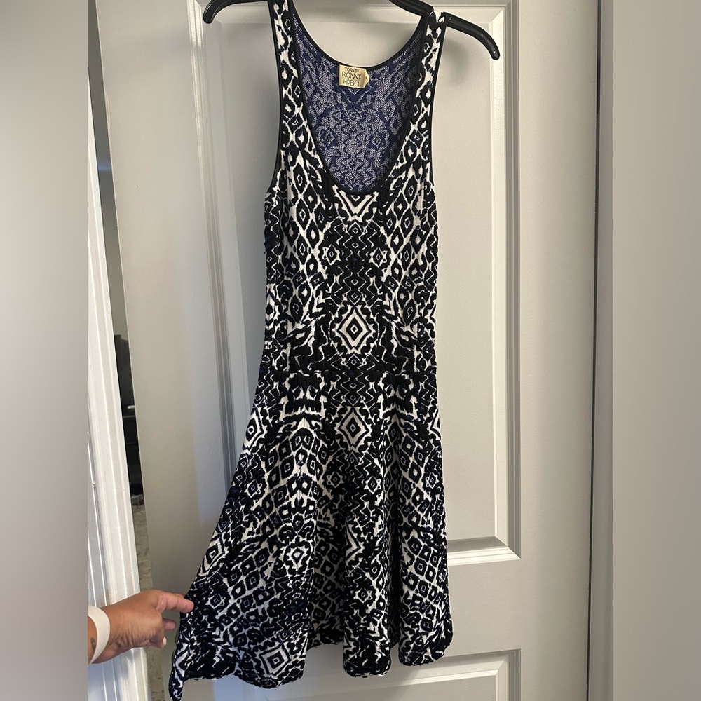 TORN by Ronny Kobo stretch drop waist dress